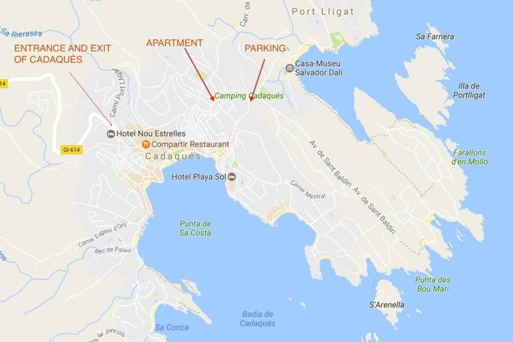 Apartamento con jardín en el centro de CADAQUÉS Exterior foto